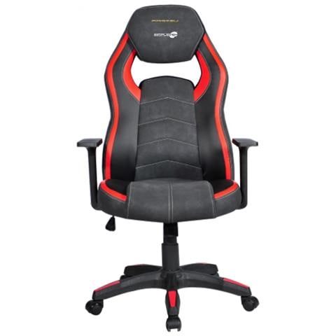 Sedia Da Gaming Ufficio Poltrona Scrivania Regolabile Rossa /nera - Foto 1