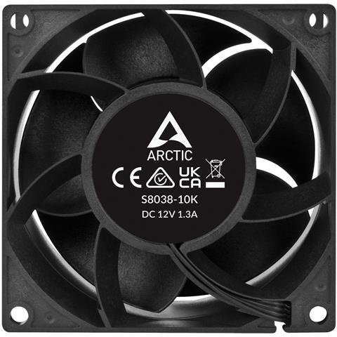 S8038-10K Processore Ventilatore 8 cm Nero 4 pz - Foto 2