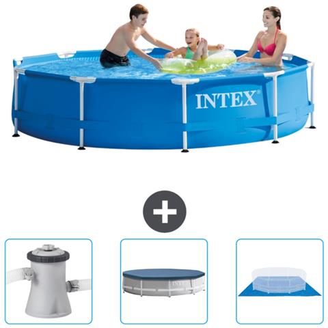 Piscina Fuori Terra - In Giro - 305x305x76 Cm - Blu - Include Accessori Coordinati Cb76 - Foto 1