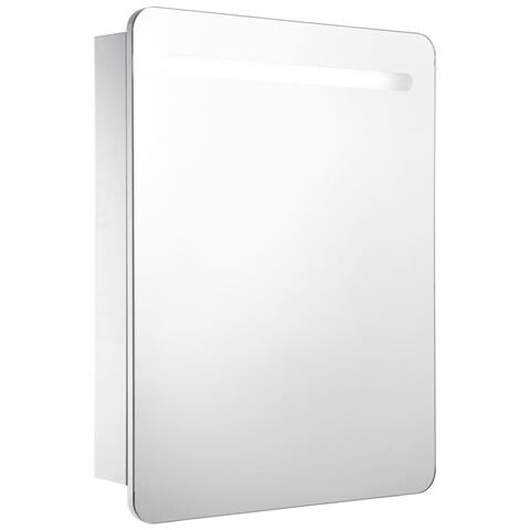 Lusso Casadino -  Armadietto Bagno Con Specchio E Led 60x11x80 Cm - Foto 1