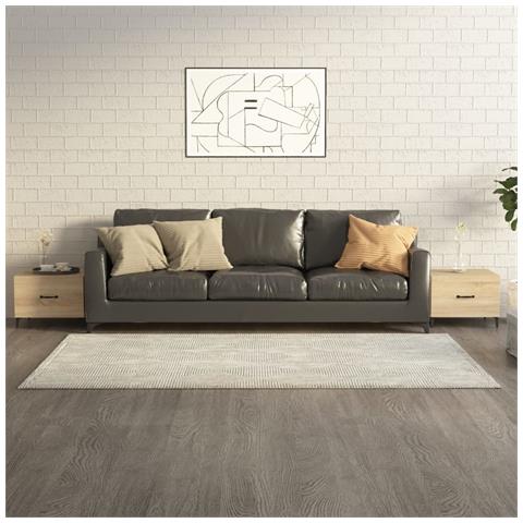 Lusso Casadino - Tavolino Da Salotto Gambe In Metallo Rovere Sonoma 50x50x40 Cm - Foto 8