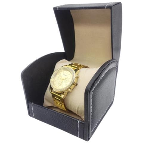 Scatola Per Orologi Di Lusso Da Uomo - Vetrina Per Un Singolo Orologio Black - Foto 1