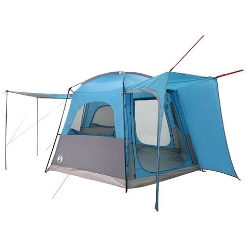 Tenda da Campeggio da Auto per 4 Persone Blu Impermeabile - Foto 2