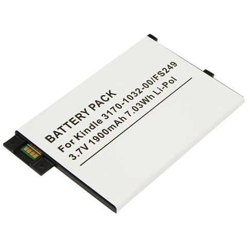 Batteria Per Amazon Kindle 3 Li-polymer 3.7v 1900mah 7.0wh - Foto 1