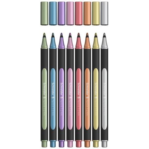 Paint-It 020 wallet evidenziatore 8 pz Blu, Rame, Oro, Verde, Rosa, Rosso, Argento, Viola - Foto 1