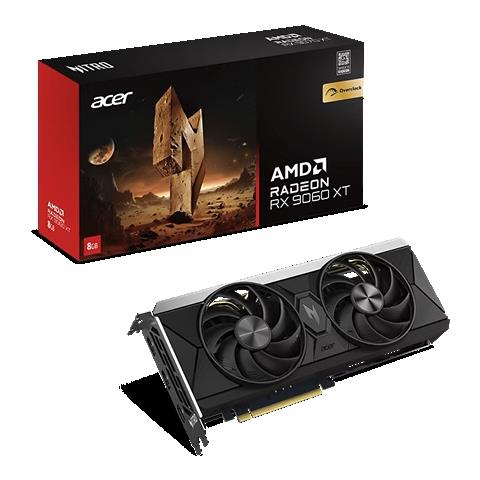 Nitro Radeon RX 9060 XT OC 8GB GDDR6 PCI Express 5.0 - Foto 1