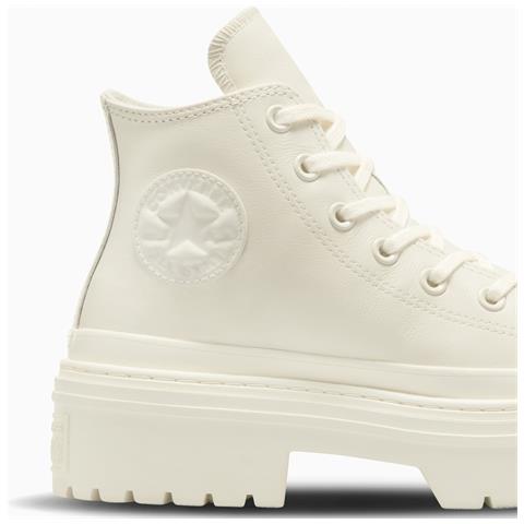 Chuck Taylor All Star Lugged Heel Leather Platform A10370c, Donne, Beige, 40 - Foto 7