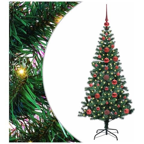 Albero di Natale artificiale con luci integrate Verde 120 cm - Foto 1
