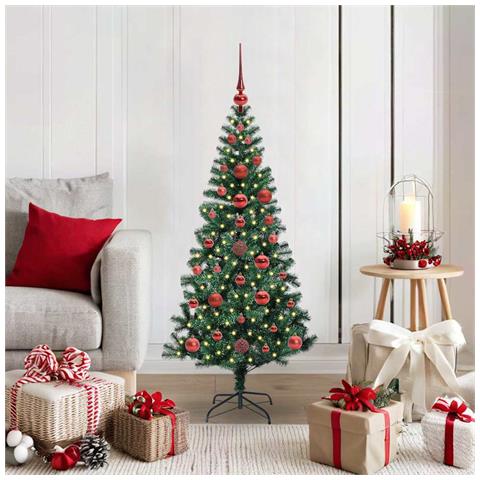 Albero di Natale artificiale con luci integrate Verde 120 cm - Foto 2