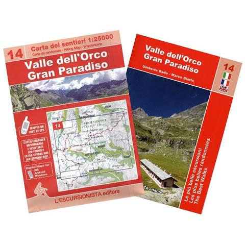 Umberto Bado - Valle dell'Orco, Gran Paradiso. Ediz. multilingue. Con cartina 1:25,000 - Foto 1