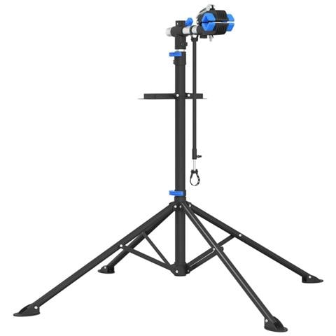Supporto Riparazione Bici Regolabile 108-188 cm Blu in Acciaio - Foto 1