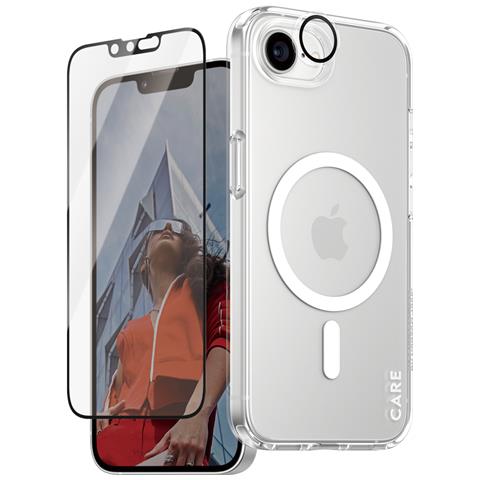 CARE Flagship 3-in-1 Bundle iPhone SE (2025) Pellicola proteggischermo trasparente Apple 1 pz - Foto 1
