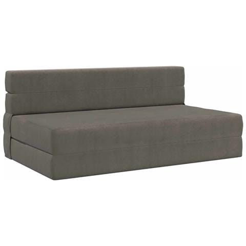 Divano Letto Pieghevole Grigio Chiaro 152 x 86,5 x 60 cm - Foto 1