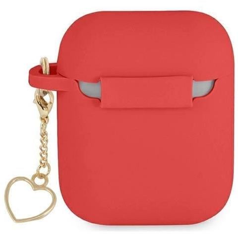 Indovina Gua2lschsr Airpods Custodia Rossa /rossa Charm In Silicone Heart Collection - Foto 2