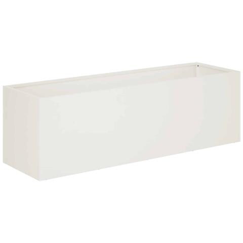 Vaso da giardino Bianco 100 x 30 x 30 cm - Foto 1