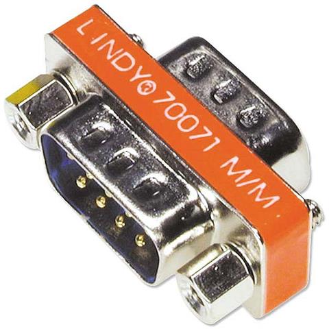 Mini adattatore standard 9 poli sub-D Maschio / Maschio - Foto 2