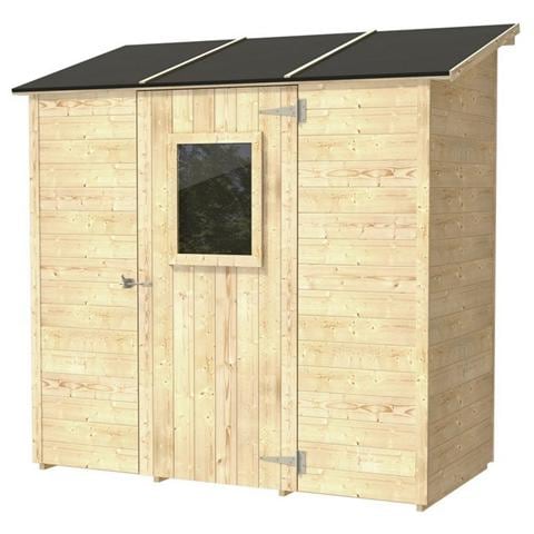 Casetta Vaniglia Addossata Con Porta Singola 207x102 Cm Finestrata - Foto 1