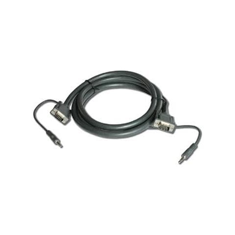 Cavo A / V Kramer C-GMA / GMA-6 - 1,83 m - 1 x HD-15 Maschio, 1 x Mini-phone Maschio Stereo Audio - 1 x HD-15 Maschio, 1 x Mini-phone Maschio Stereo Audio - Grigio scuro - Foto 1