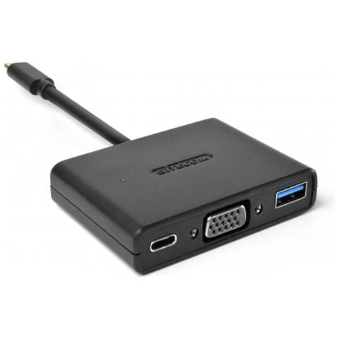 Usb-c To Usb+vga+usb-c 3-in-1 Adapter . - Foto 2