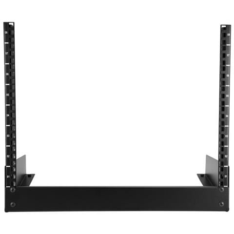 Armadio Server Rack con 2 staffe a Telaio Aperto 8U - Rack per Desktop da 19 pollici - Foto 2