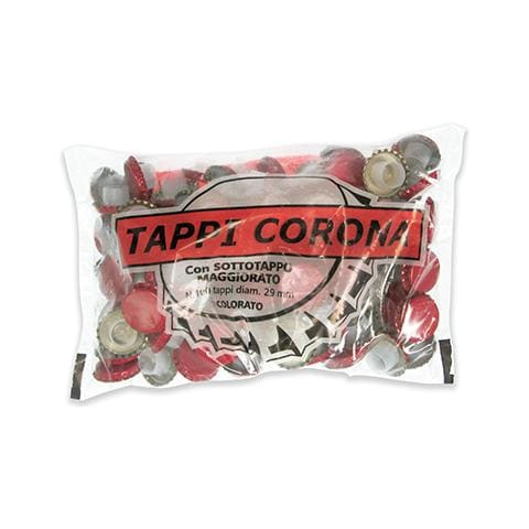 Pack 100 Tappi Corona Conbidul Rosso - Foto 1