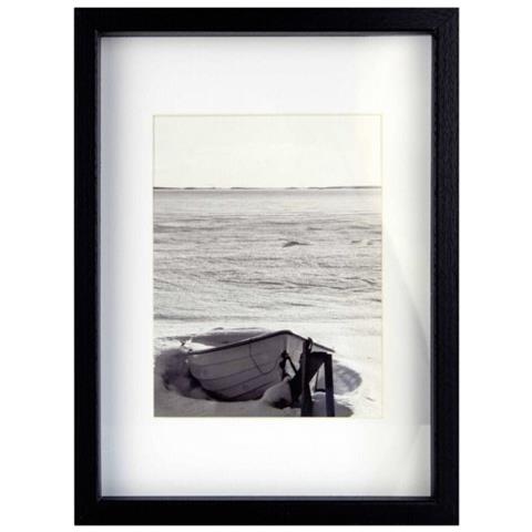 Cornice Portafoto in Legno Colore Nero 21 x 29,7 cm - Foto 1
