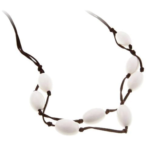 Collana Dardania Marrone / Bianco - Foto 2