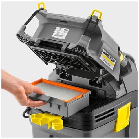 Aspiratore Solidi Liquidi NT 30/1 Tact Batteria Capacità 30 L Potenza 1380 W - Foto 4