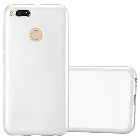 Custodia Compatibile Con Xiaomi Mi A1 / 5x In Argento Metallico - Coperchio Protettivo In Silicone Tpu Flessibile - Foto 1