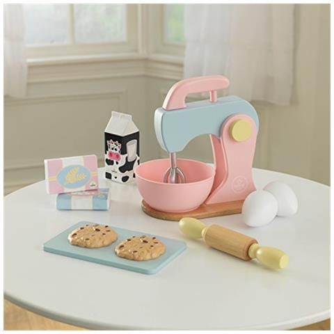 Kidkraft 63371 Pastel - Set Impastatrice Con Accessoriin Legnoper Bambinimulticolore (pastello) - Foto 3
