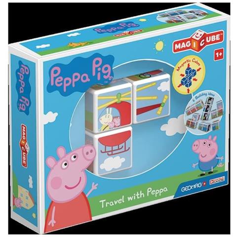Magicube - Peppa Pig Viaggia Con Peppa (3 Cubetti)  - Foto 1
