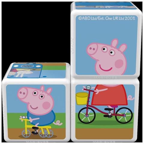 Magicube - Peppa Pig Viaggia Con Peppa (3 Cubetti)  - Foto 2