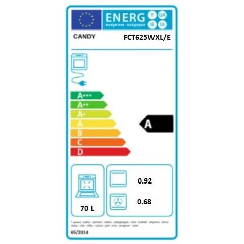 Forno Elettrico da Incasso FCT625WXL /E Capacità 70 L Multifunzione Ventilato Potenza 2100 W Colore Bianco - Foto 3