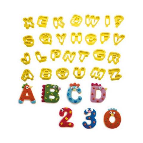 Tagliabiscotti Lettere E Numeri 2cm - Foto 1