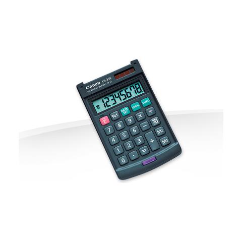 Calcolatore semplice Canon LS-39E - 8 Carattere (i) - LCD - Batteria / Solare Alimentato - 8 mm x 70 mm - Foto 2