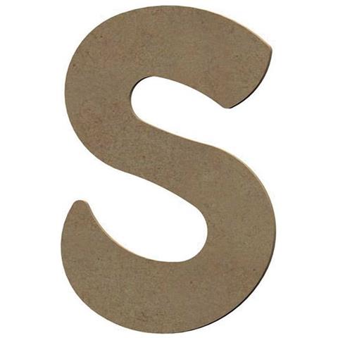 Lettera Maiuscola S In Legno Mdf Per La Decorazione - 15 Cm - Foto 1
