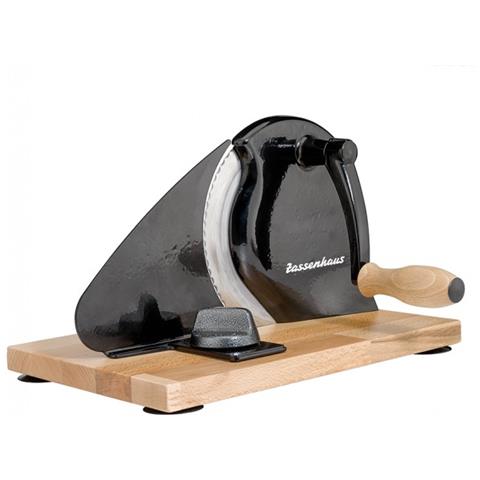 72068 affettatrice Manuale Nero, Legno Acciaio inox - Foto 4