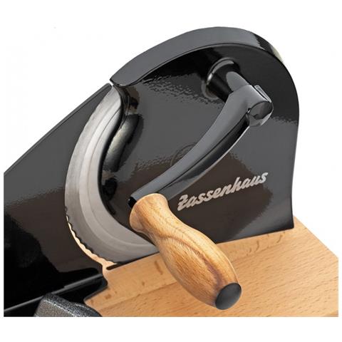 72068 affettatrice Manuale Nero, Legno Acciaio inox - Foto 4