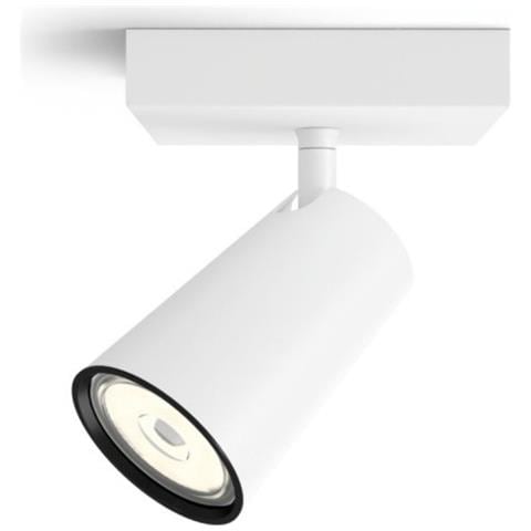 Lampada Da Soffitto Paisley Con Un Riflettore Y Bianco 134x102x92 Mm Metallo - Foto 1