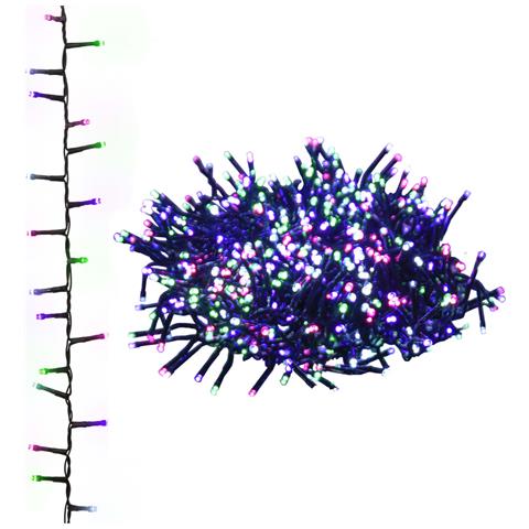Stringa Led Compatta Con 2000 Led Pastello Multicolore 20 M Pvc - Foto 1