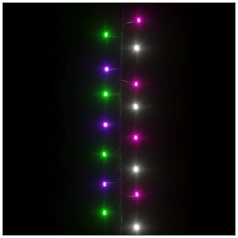 Stringa Led Compatta Con 2000 Led Pastello Multicolore 20 M Pvc - Foto 5