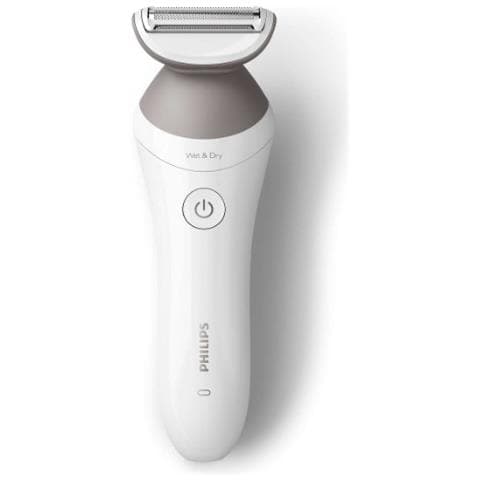 Depilatore Lady Shaver Series 6000 Senza filo per Utilizzo Wet & Dry Colore Argento /Bianco - Foto 1