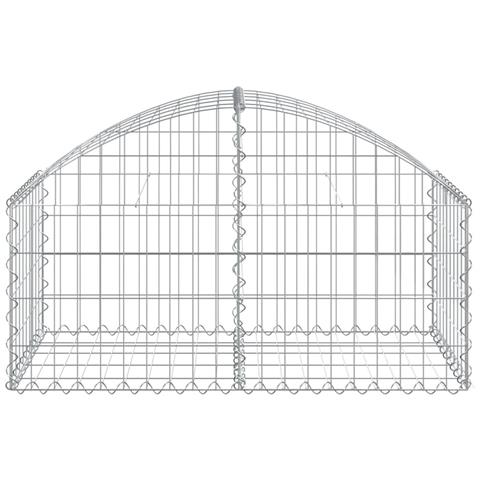 Cesto Gabbione Ad Arco 100x50x40/60 Cm Ferro Zincato - Foto 2