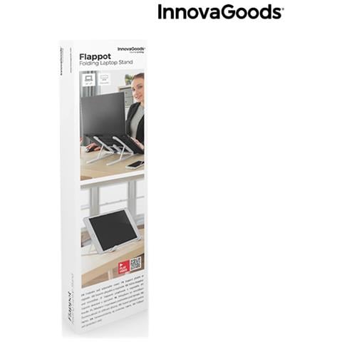 Supporto Laptop Regolabile Pieghevole Flappot Nero - Foto 2