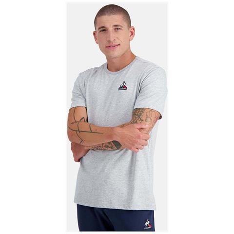 Ess Tee Ss No4 M Gris Chine Clair 2310547-50, Uomini, Grigio, S - Foto 5