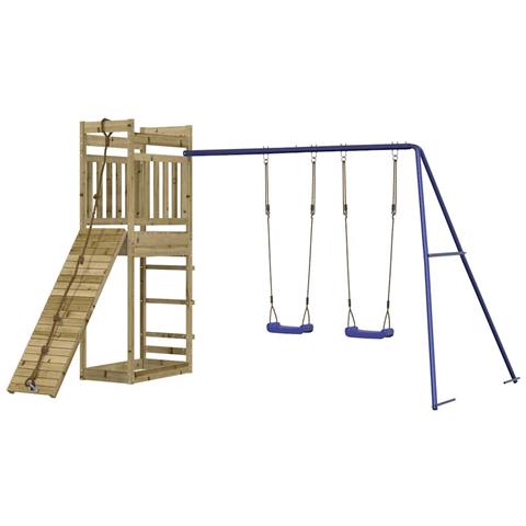 Set Da Gioco Da Esterno In Legno Di Pino Impregnato - Foto 2