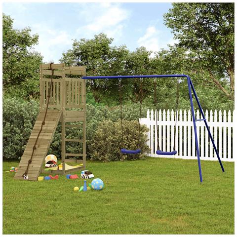 Set Da Gioco Da Esterno In Legno Di Pino Impregnato - Foto 1