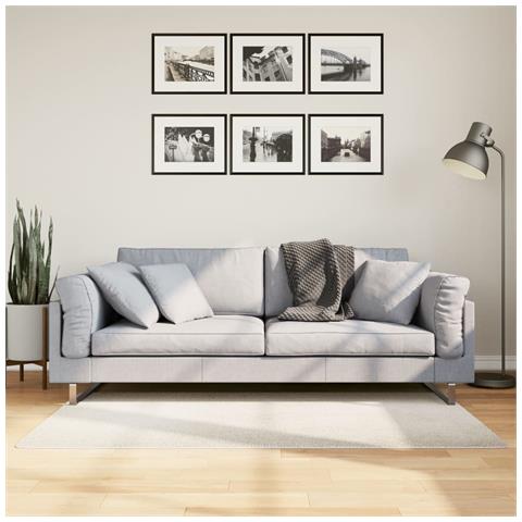 Tappeto Iza A Pelo Corto Aspetto Scandinavo Crema 80x150 Cm - Foto 1