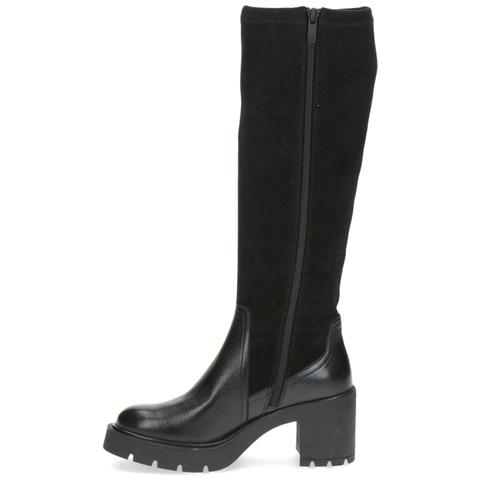 Black Comb Casual Closed Boots Stivaletti Pelle Scarpe Donna Nero Eu 36, 9-25604-41-019 - Foto 3