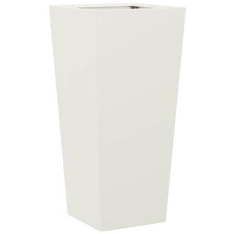 Fioriera da Giardino Bianca 35x35x75 cm in Acciaio - Foto 10